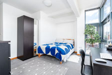 Fully furnished study bedrooms with double beds